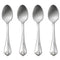 Oneida King James Silverplate Set of 4 Teaspoons